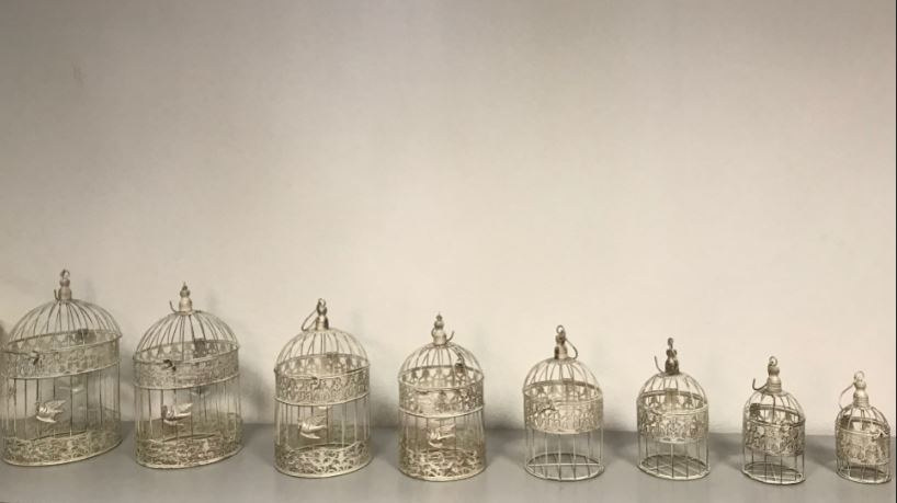 Round decoration Cages rental in Milan Italy